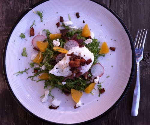 Frisee Salad with Poached Egg